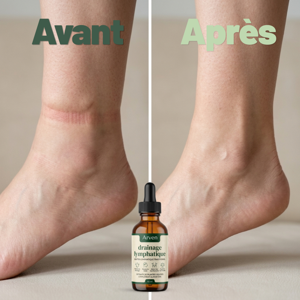 Gouttes lymphatiques Arven : Contre la rétention d'eau : visage, ventre, jambes