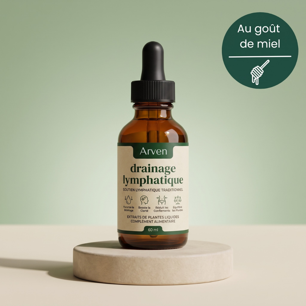 Gouttes lymphatiques Arven : Contre la rétention d'eau : visage, ventre, jambes