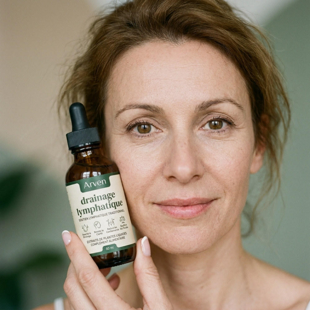 Gouttes lymphatiques Arven : Contre la rétention d'eau : visage, ventre, jambes